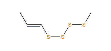 Methyl (E)-1-propenyl tetrasulfide